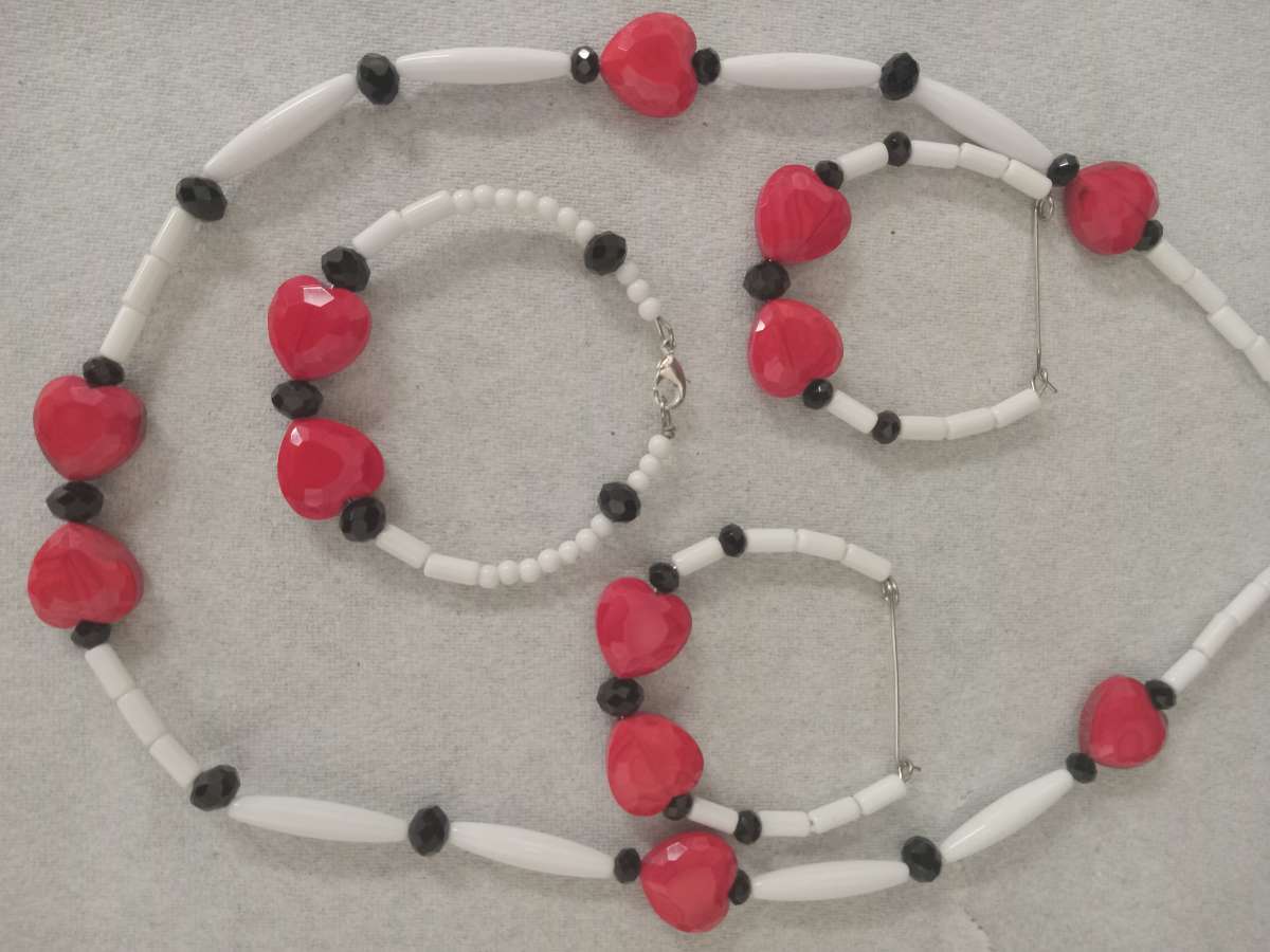 Valentine Day Jewelry Set