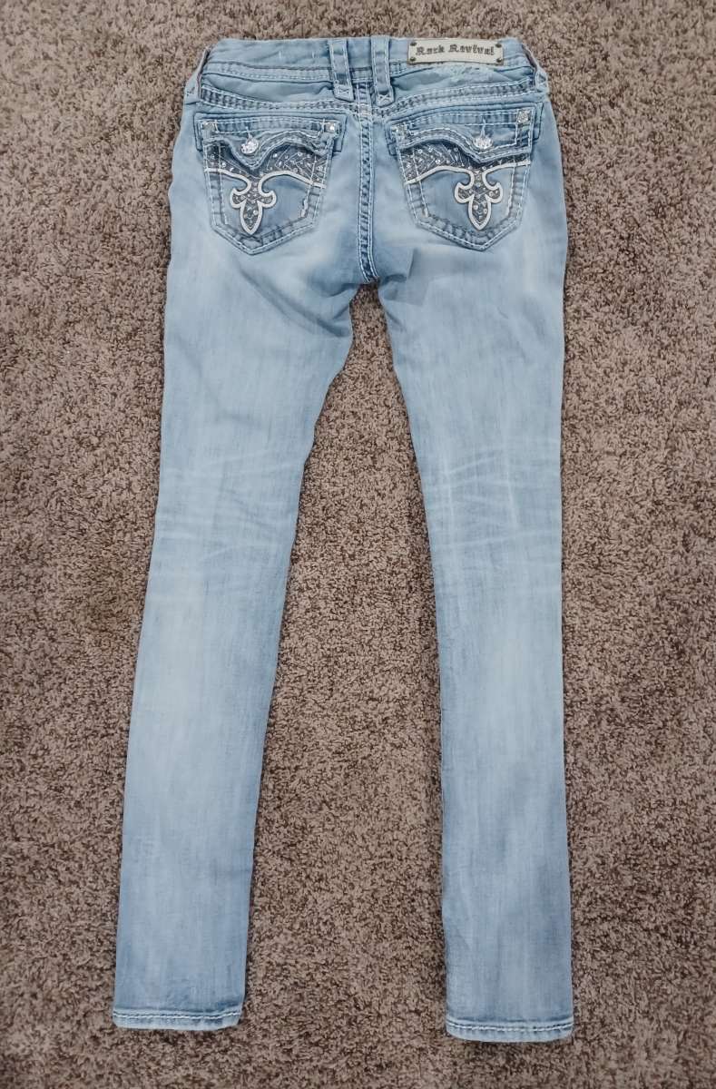 WOMENS ROCK REVIVAL JEANS ALL SZ 26