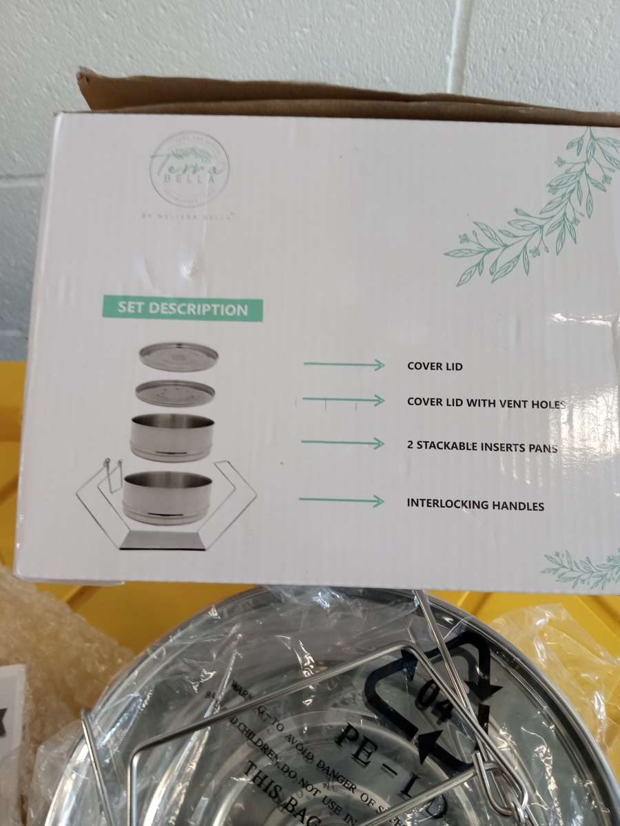 the lnsert pans of 3 compartments new TERRA BELLA