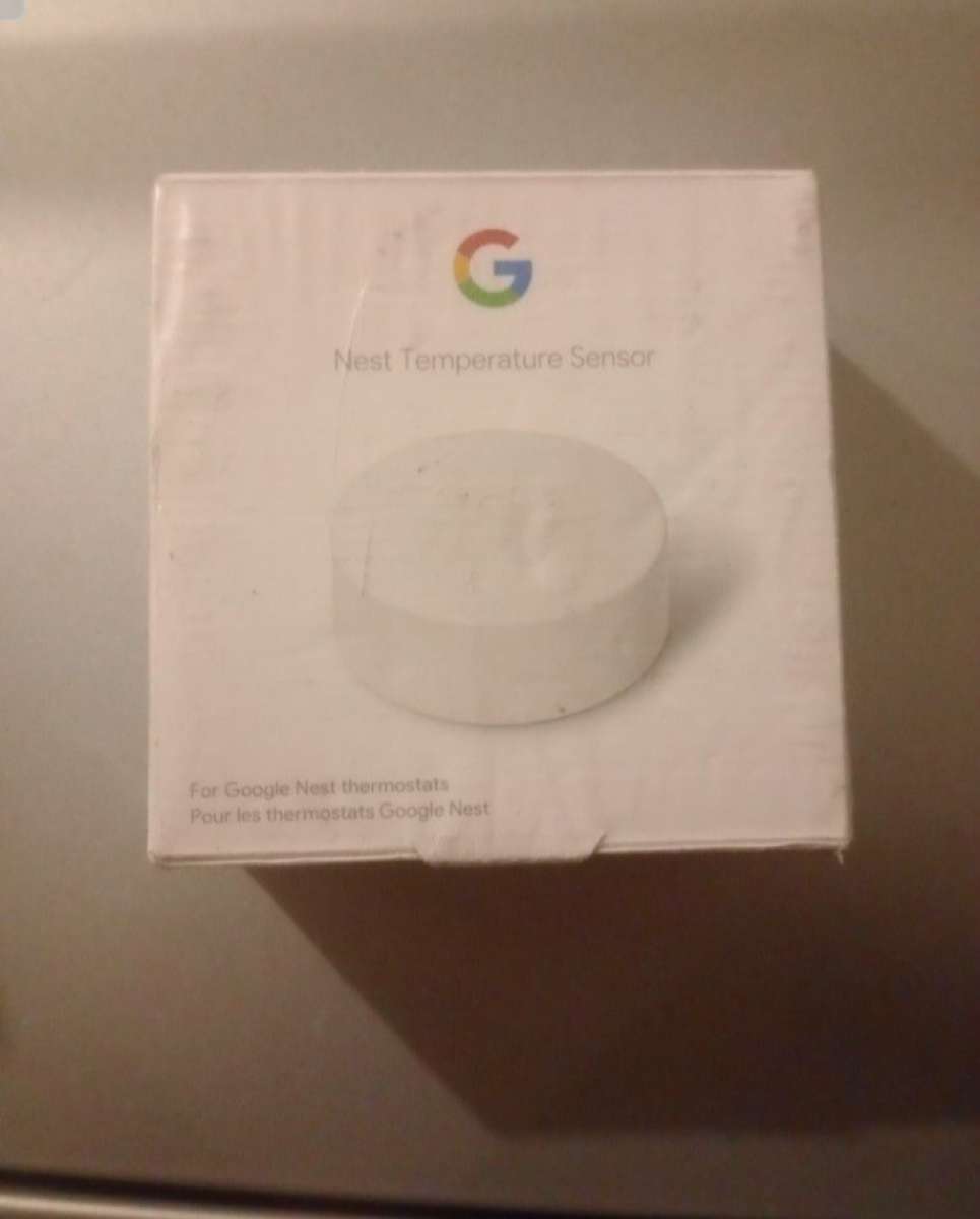 Google nest learning thermostat and sensor