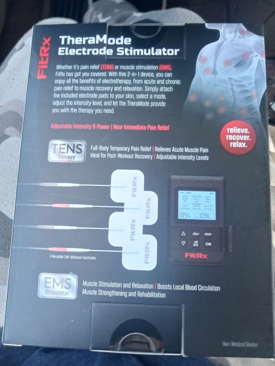 FixRx thera mode 10s therapy and EMS stimulator