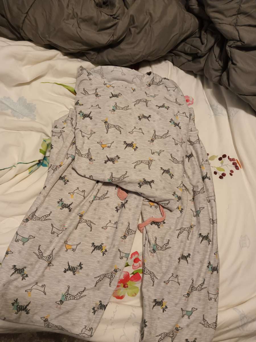 dog PJ size medium
