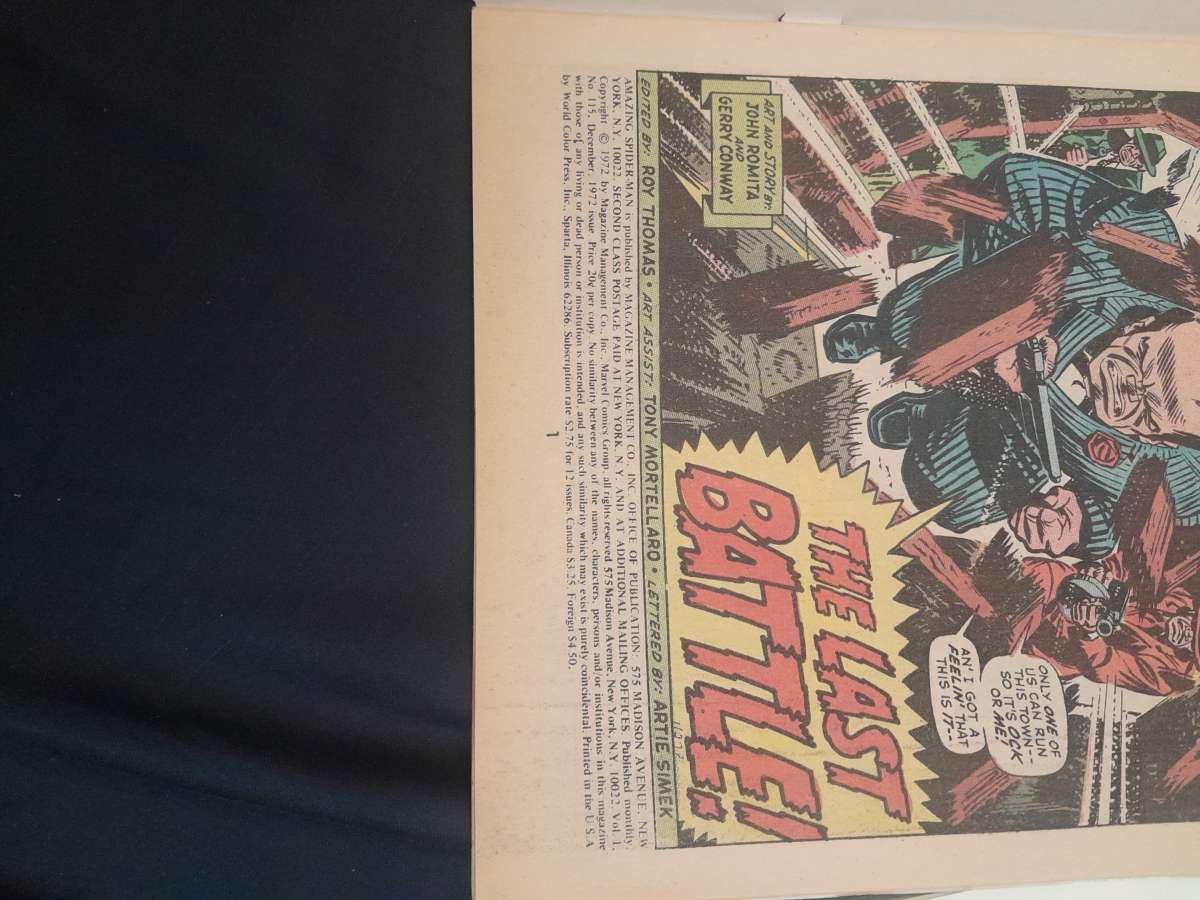 The Amazing SpiderMan Vol 1 No115 December1972