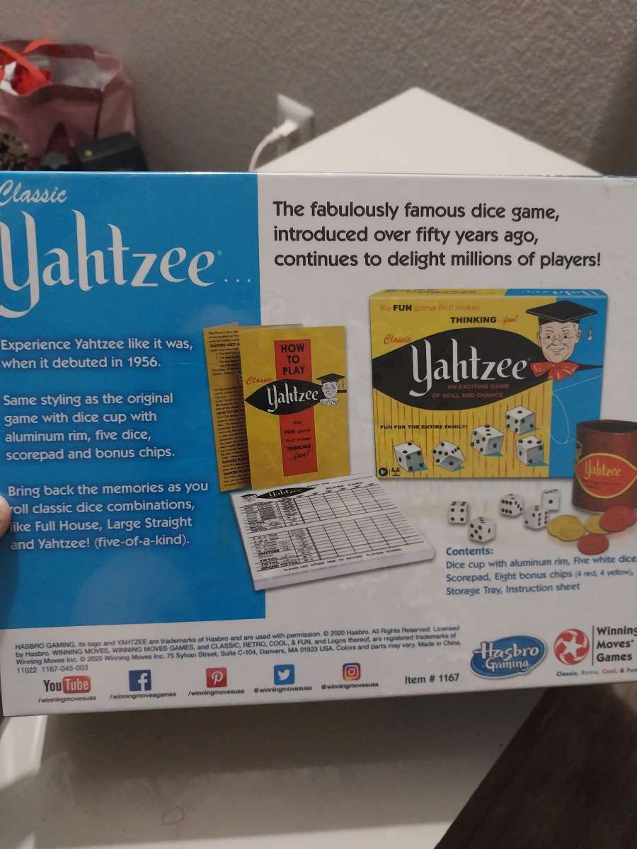 Classic Yahtzee