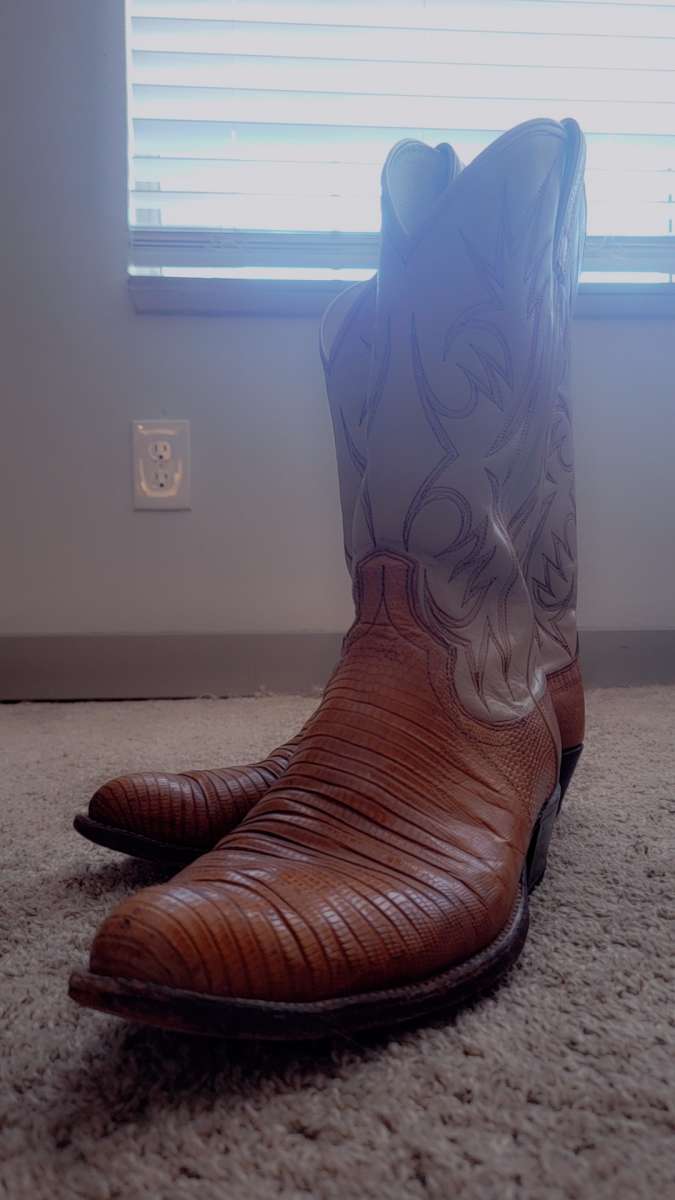 Real Italian Leather and Rattlesnake Boots