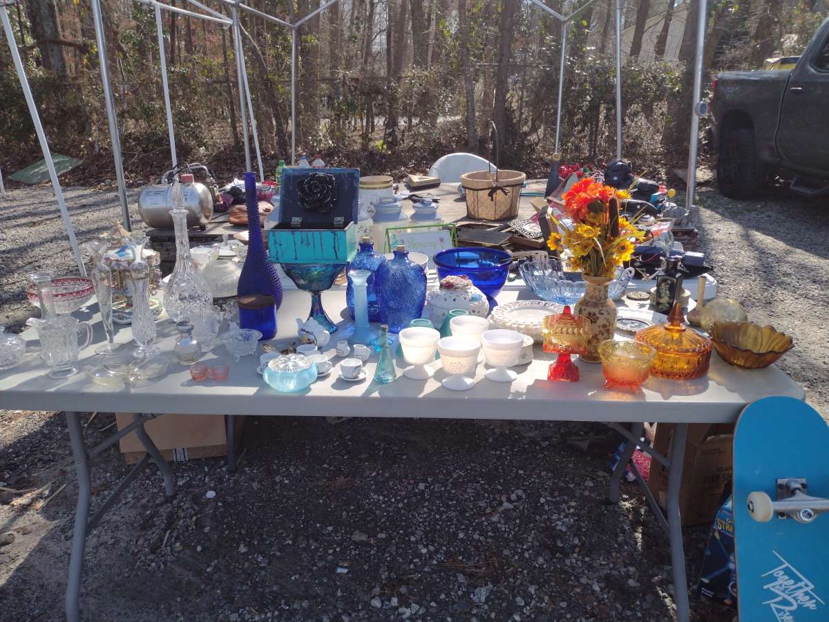 Vintage glass and fine crystal