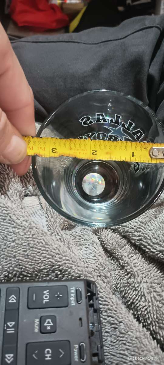 Collectable Dallas Cowboys 1 pint Glass