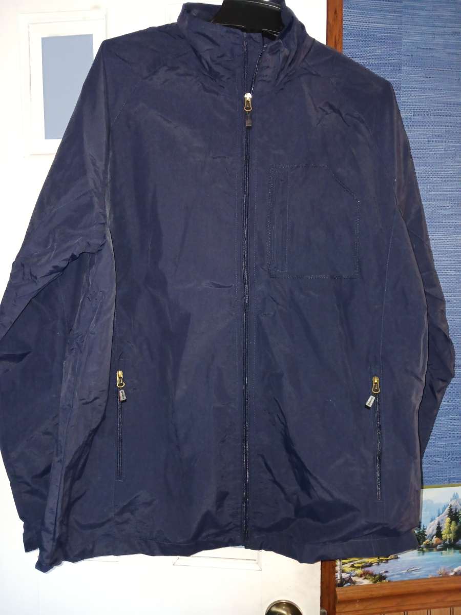 Navy Blue Windbreaker