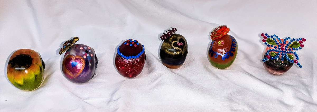 Original Day of the Dead Handcrafted Skulls Small