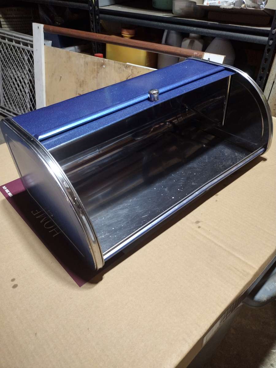 Vintage refurbished bread box