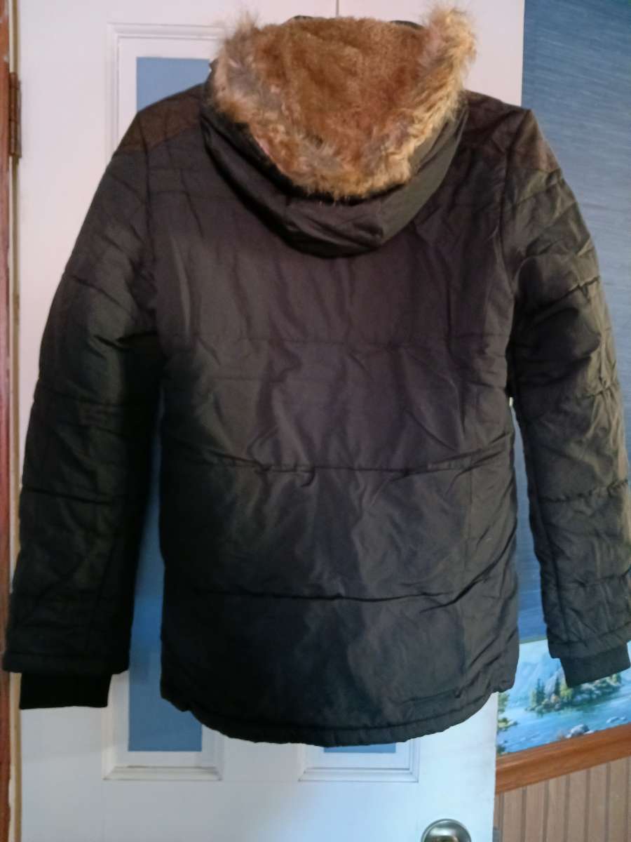 Black Fur Lined Coat