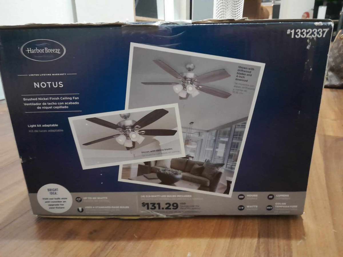 harbor breeze ceiling fan