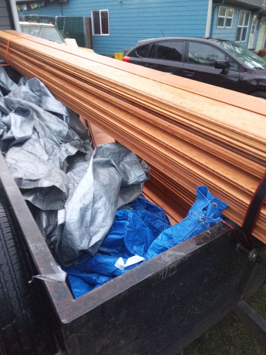 red cedar siding