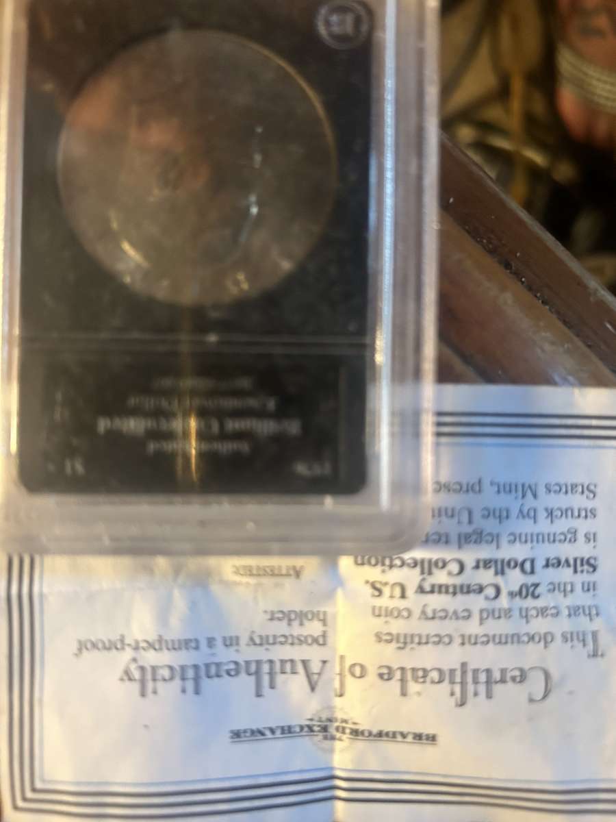 Authentic Uncirculated Eisenhower Dollar