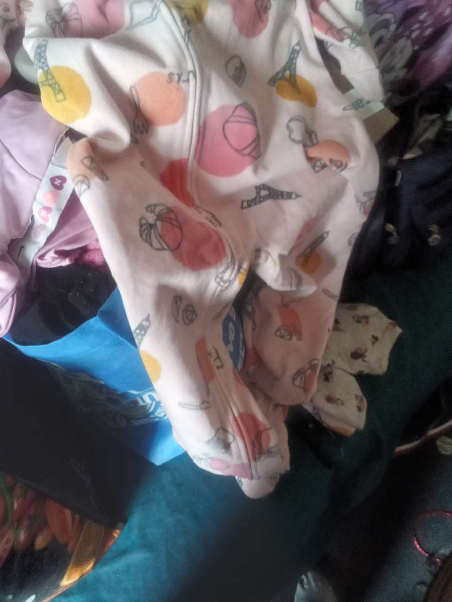 Girls footie pajamas