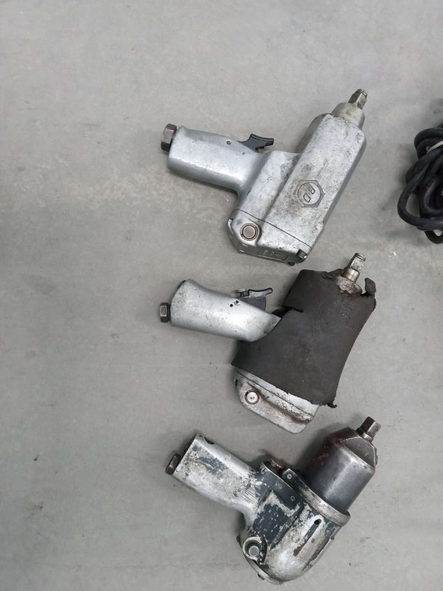 lot of 3 BD and Miller falls duty Air tools