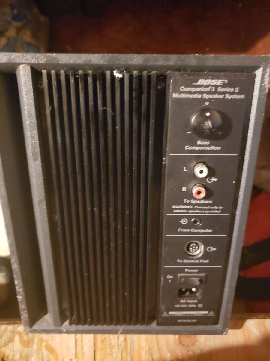 bose companion 3 series 2 multimedia speaker system