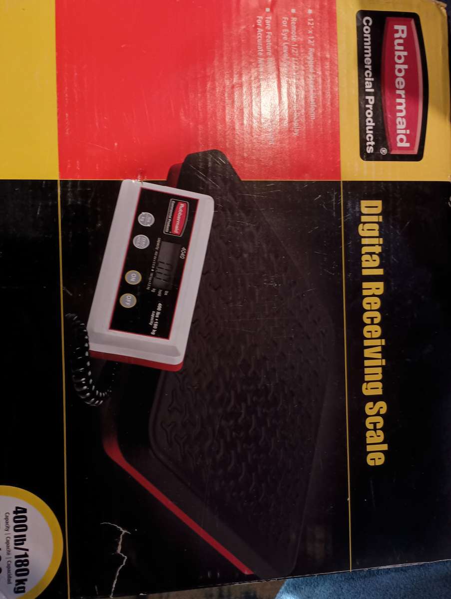 Rubbermaid digital scale 400 lb