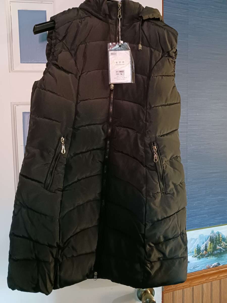 Black Puffer Vest
