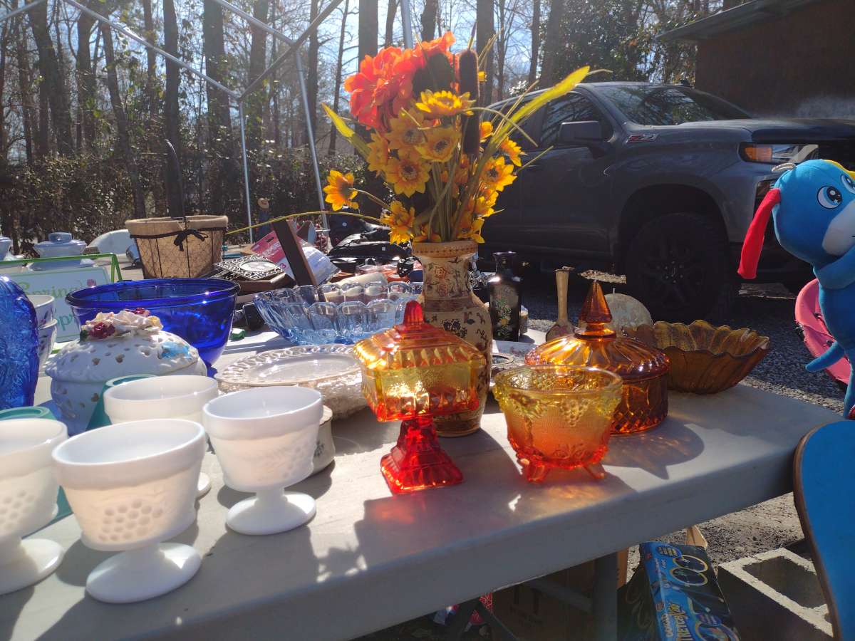 Vintage glass and fine crystal