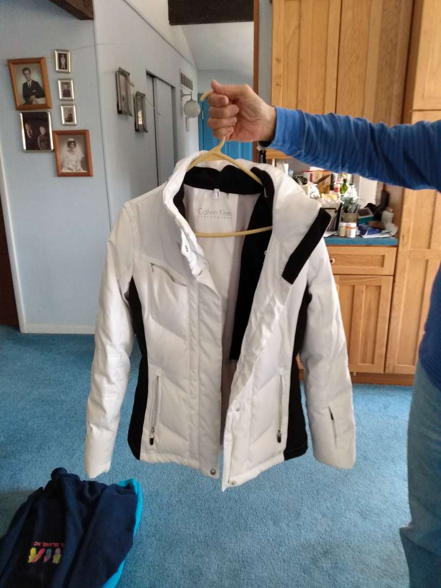 Calvin Klein performance winter coat with smart phone pocket