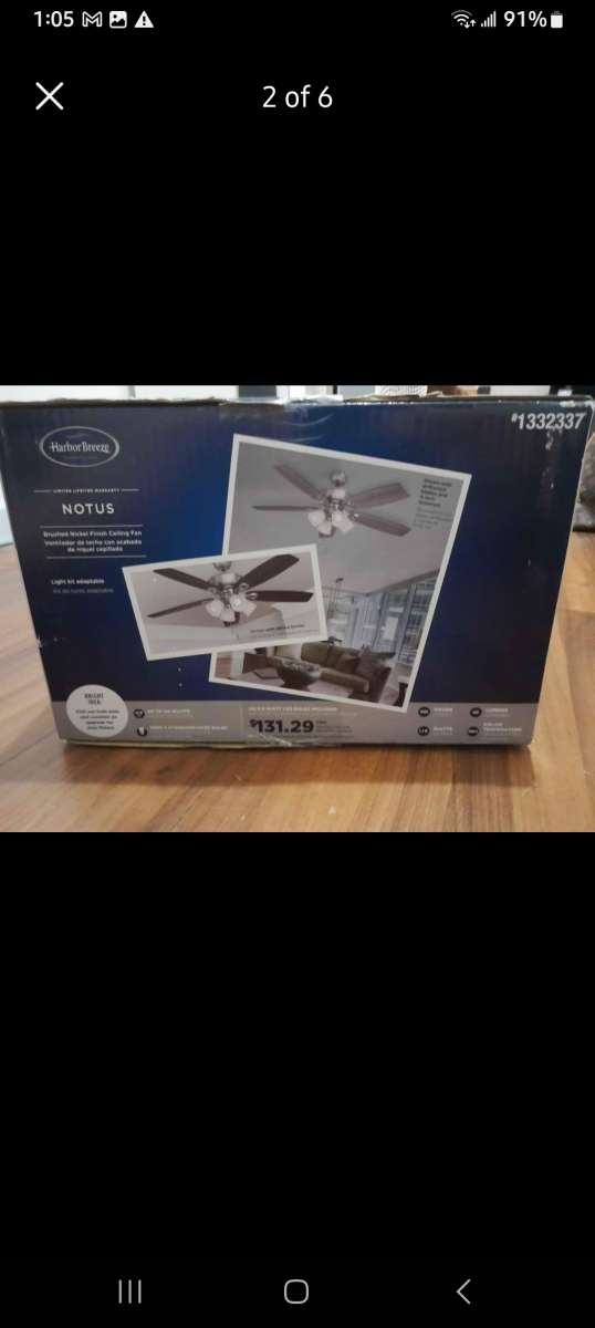 harbor breeze ceiling fan