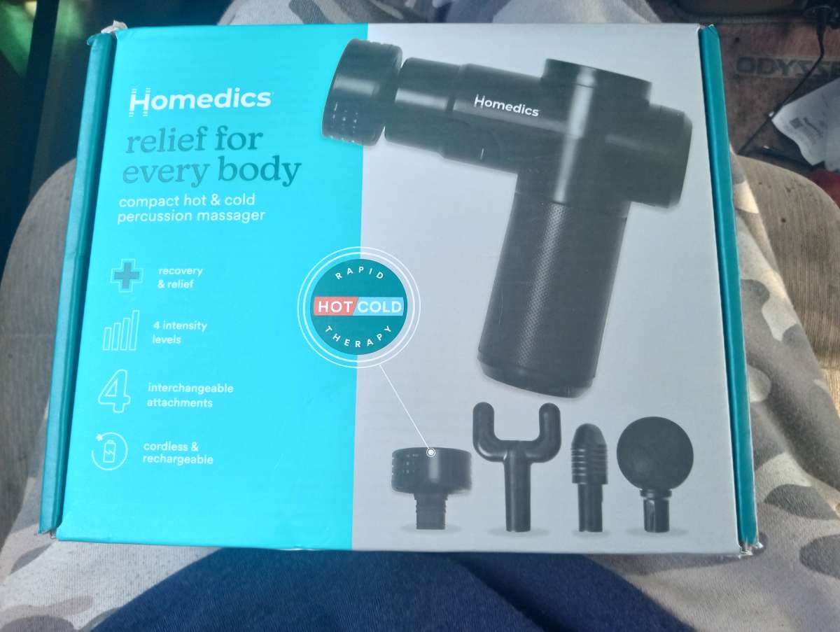 Homedics compact hot and cold percussion massager