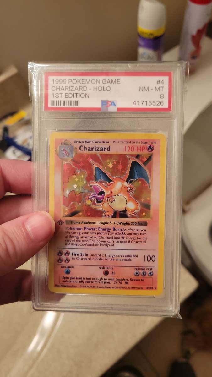 1st edition hol charizard card