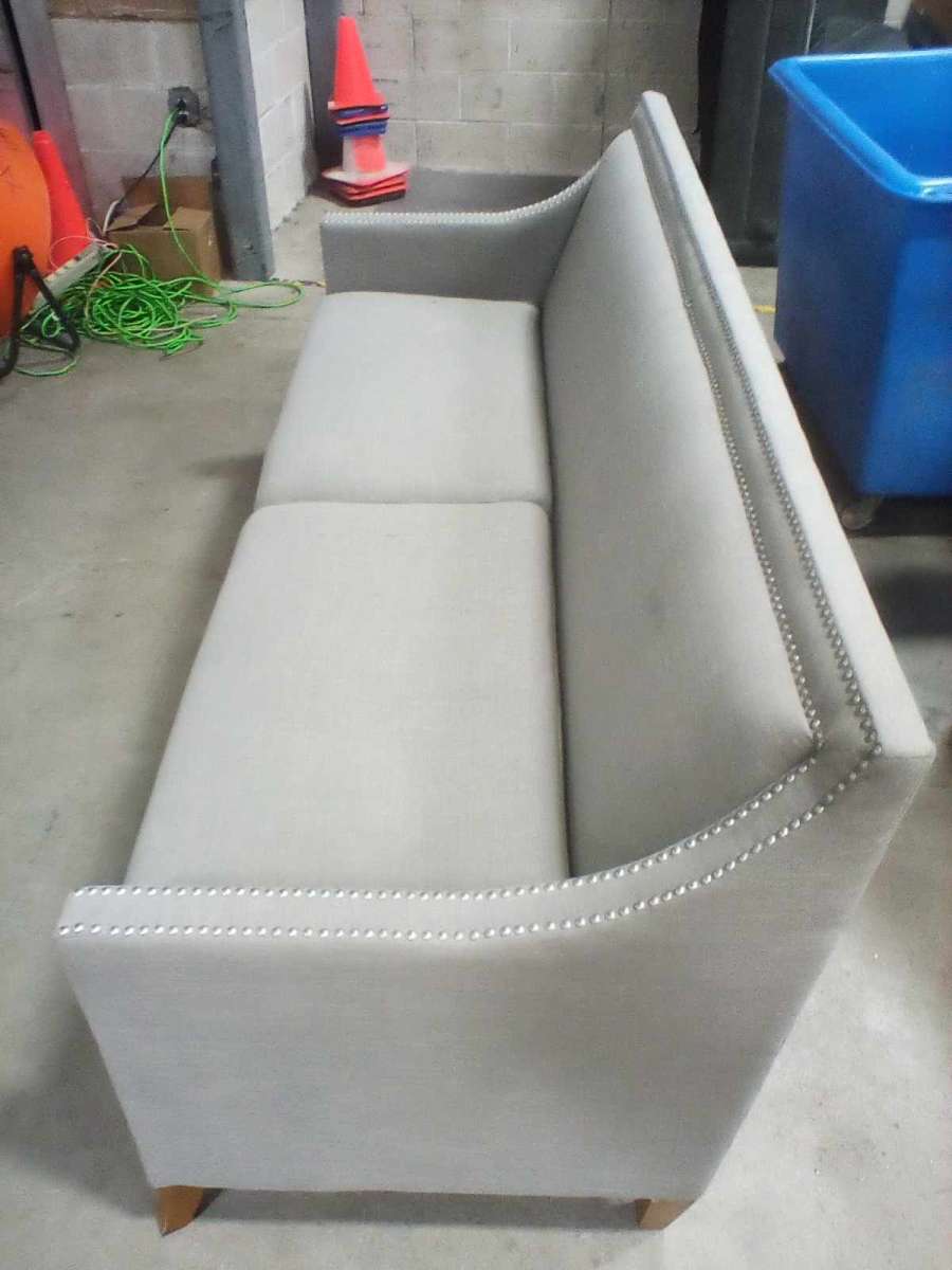 family smoke Grey deep sitting sofa