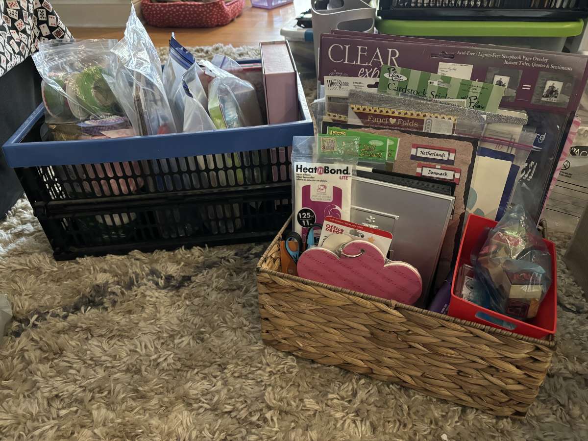 scrapbooking supplies