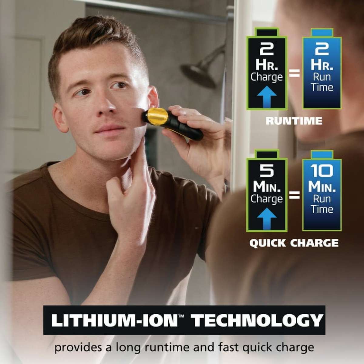 WAHL LIFEPROOF SHAVER LITHIUM ION