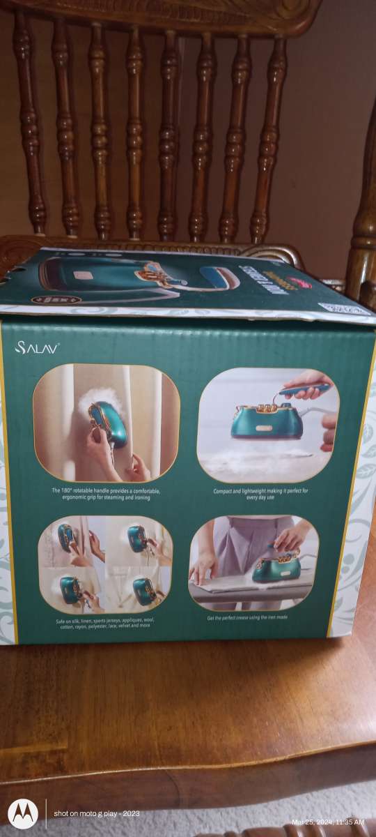 Salva Brand Duo press Steamer Iron