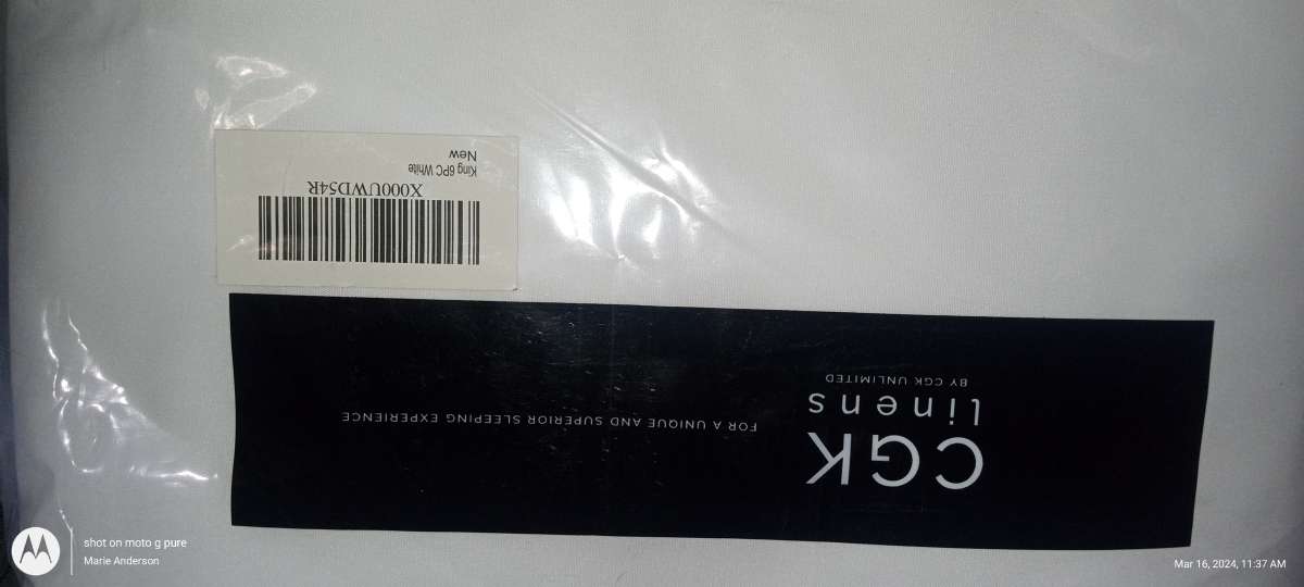 new CGK 6 piece linen set