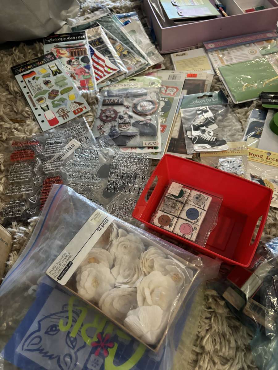 scrapbooking supplies