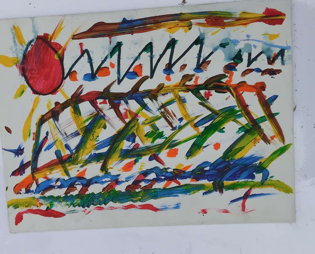 4 Mountain view Paintings