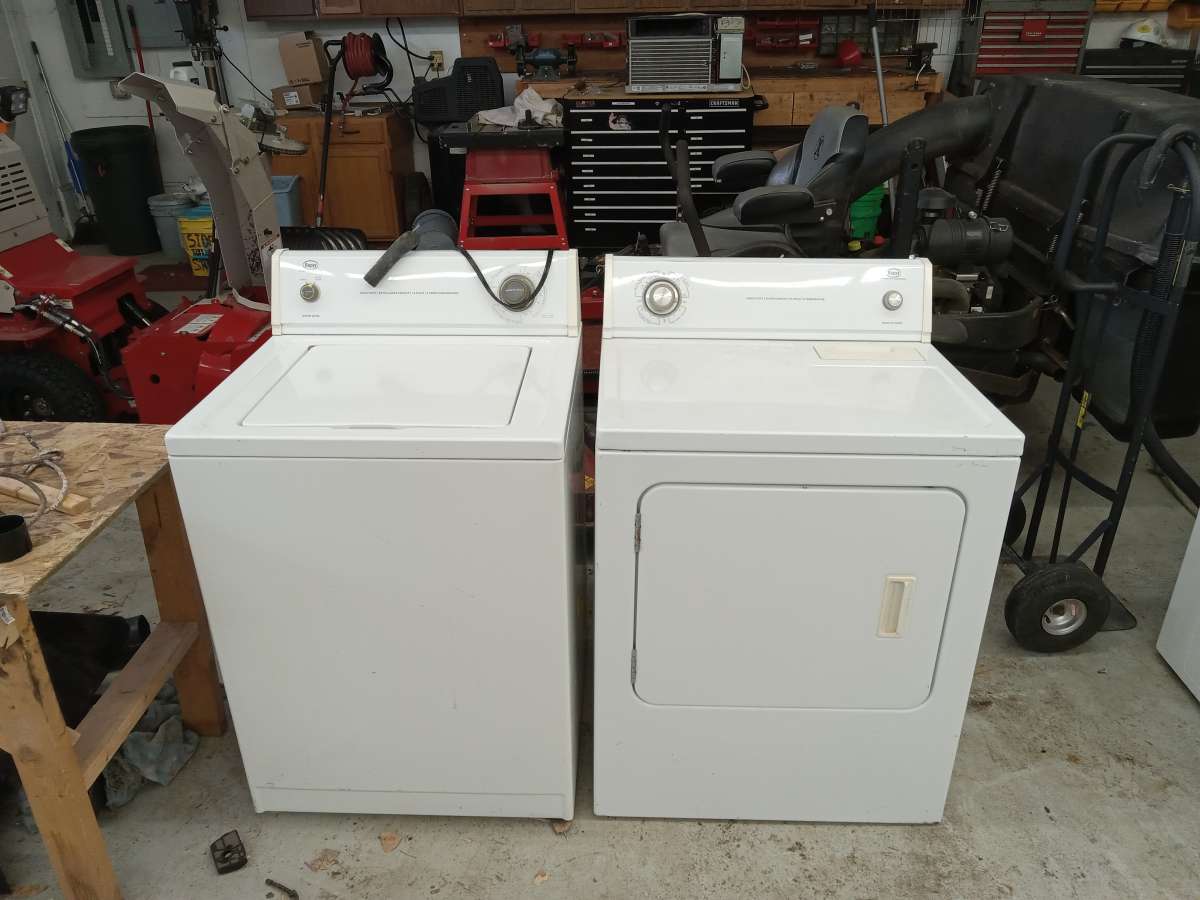 washer and dryer