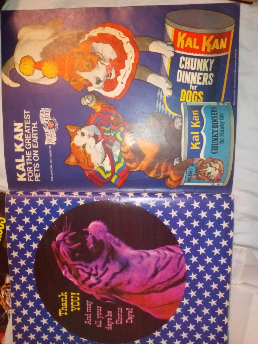 original 1970   Ringling bros  magazine