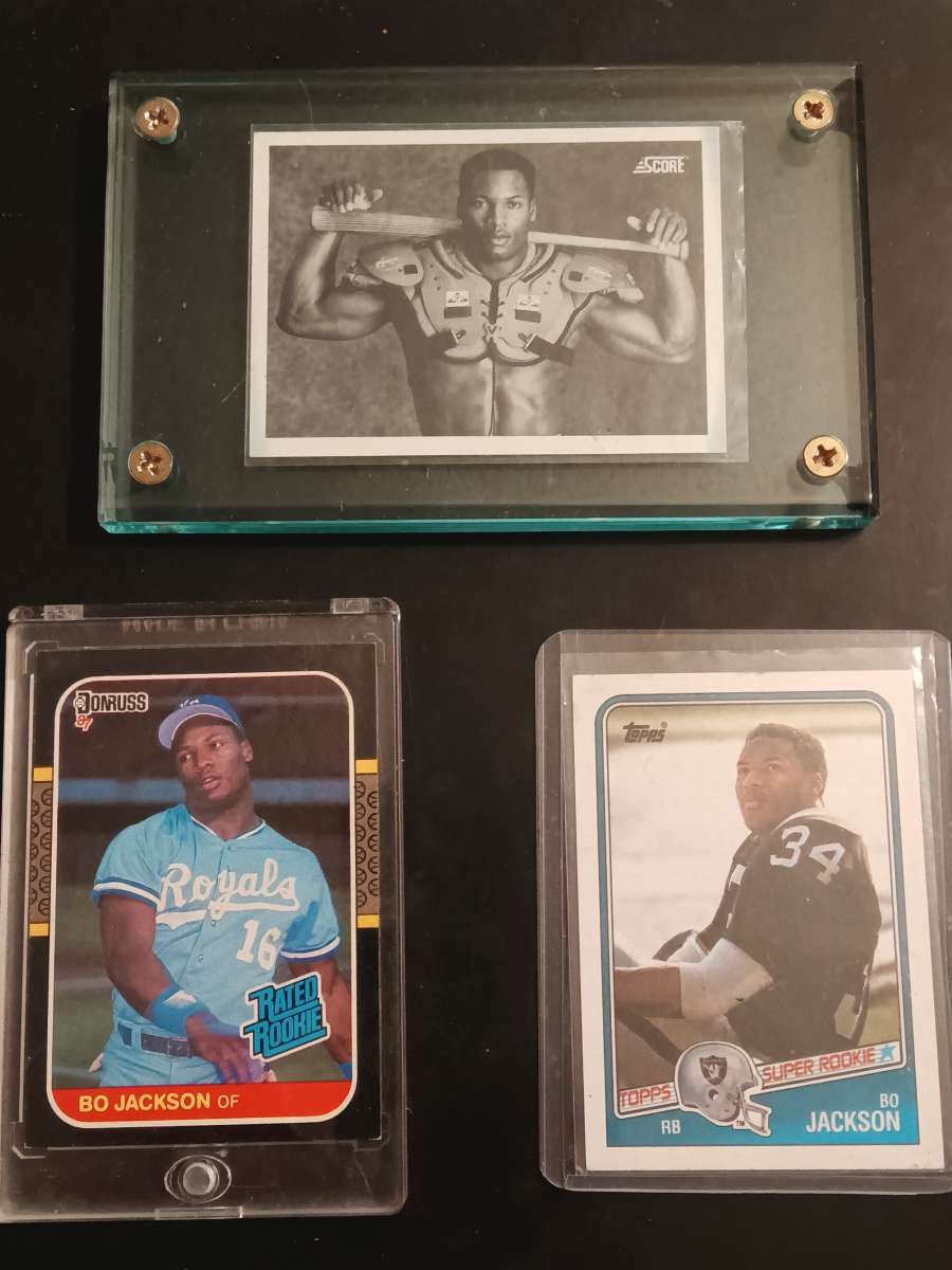 Bo Jackson 3 card lot