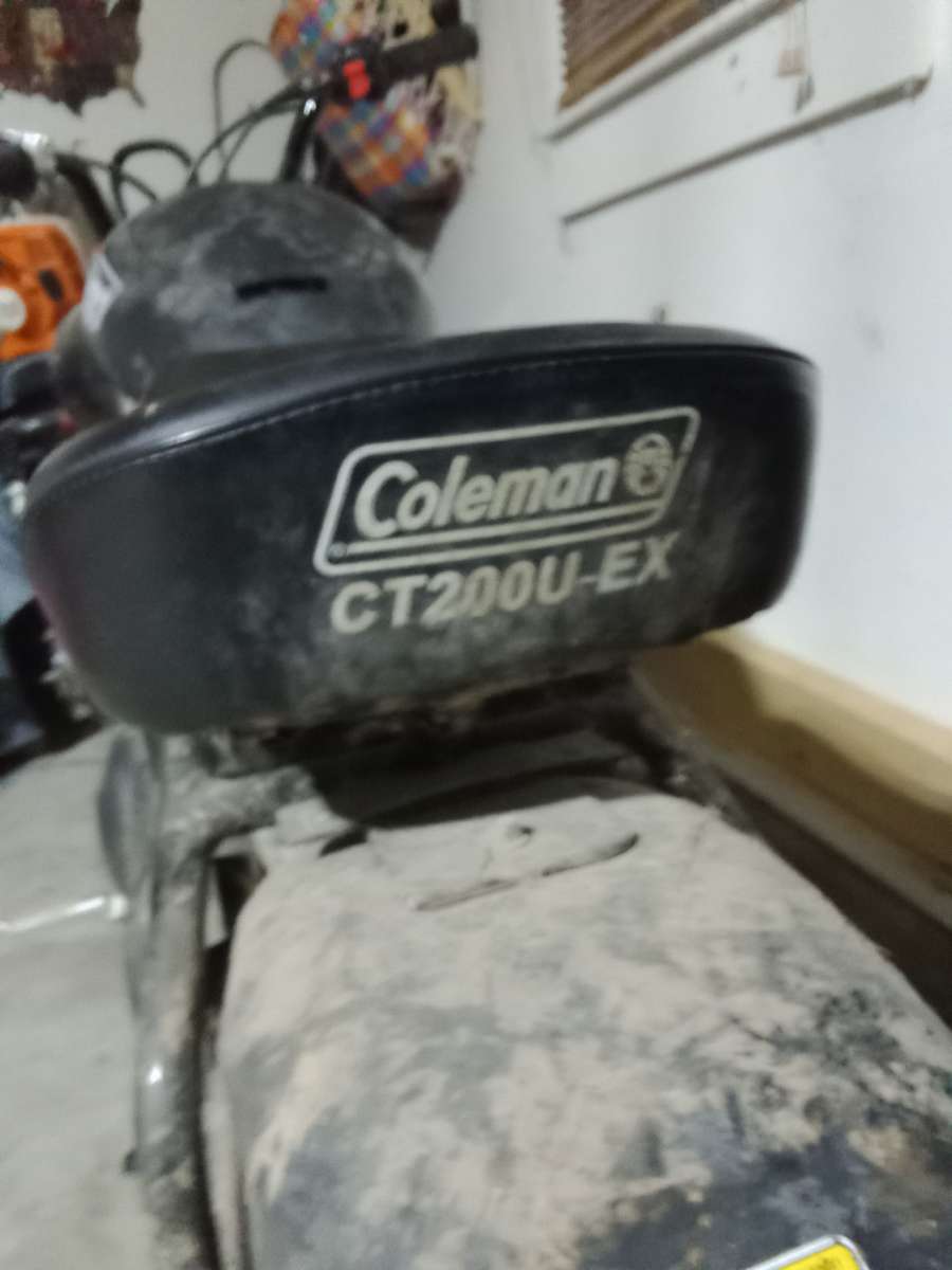 off road 196cc gas running Coleman  C T 200 mini bike