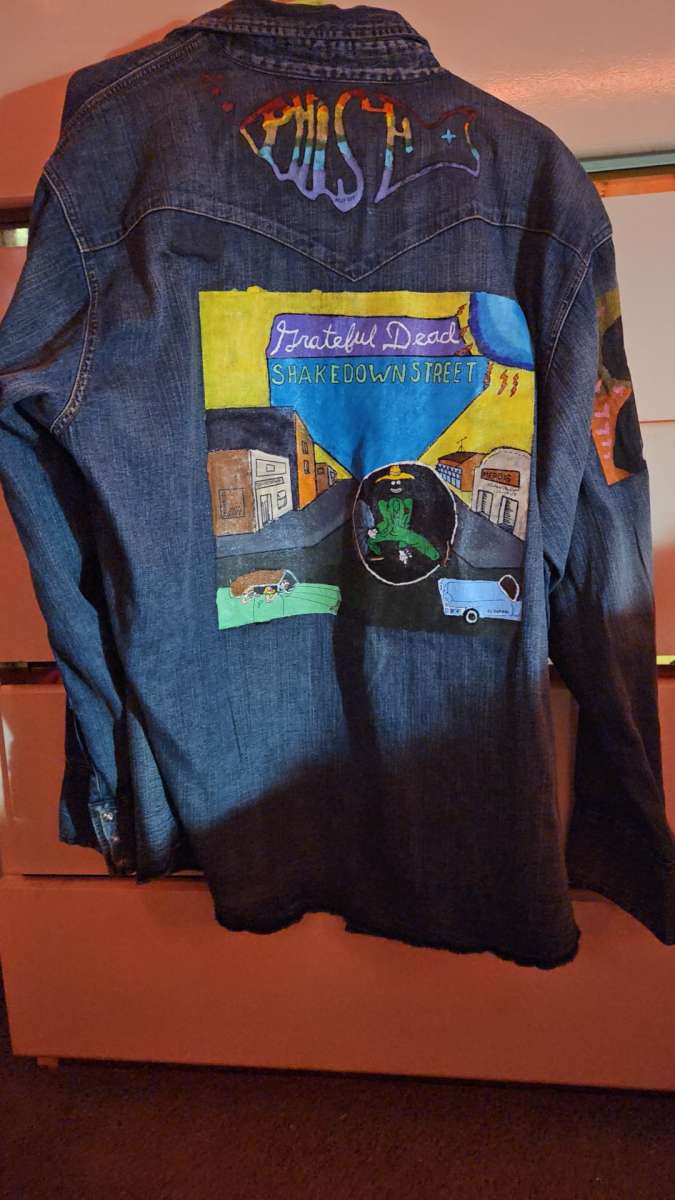 GRATEFUL DEAD Jean jacket 2xl