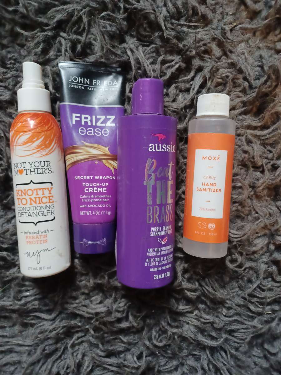 various items of home beauty and other supplies