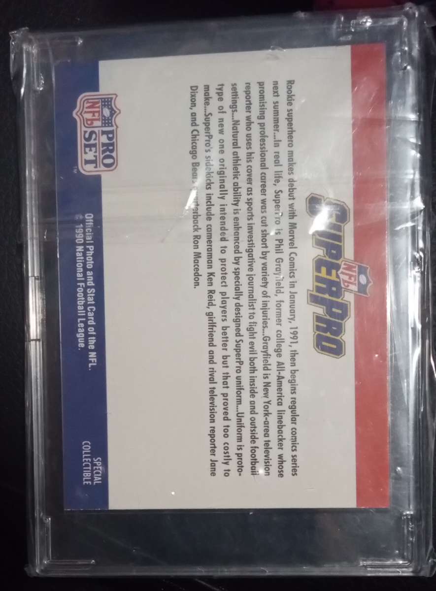 NFL ROOKIE SUPER HERO CARD