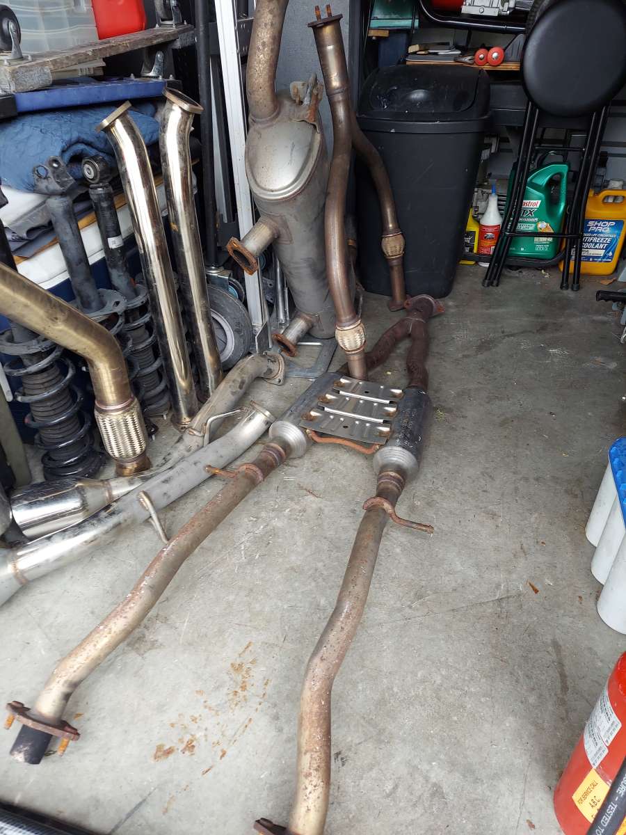 Q50 original Infiniti exhaust system