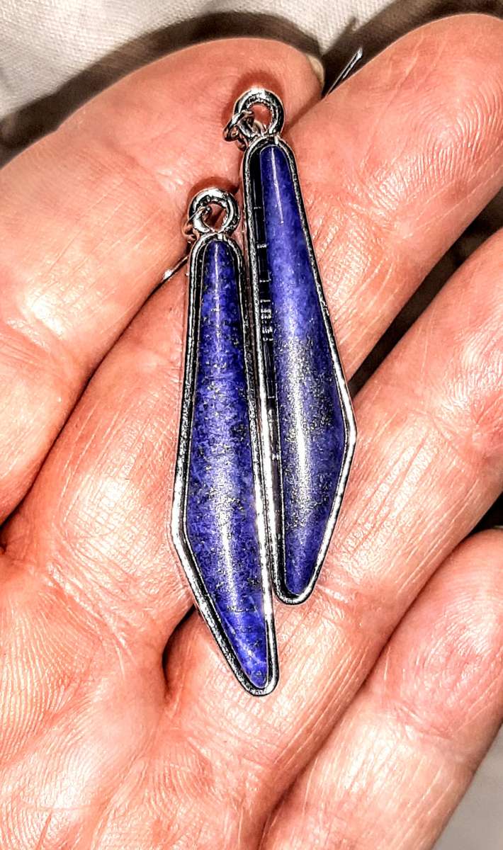 Natural Lapis Lazuli Earrings