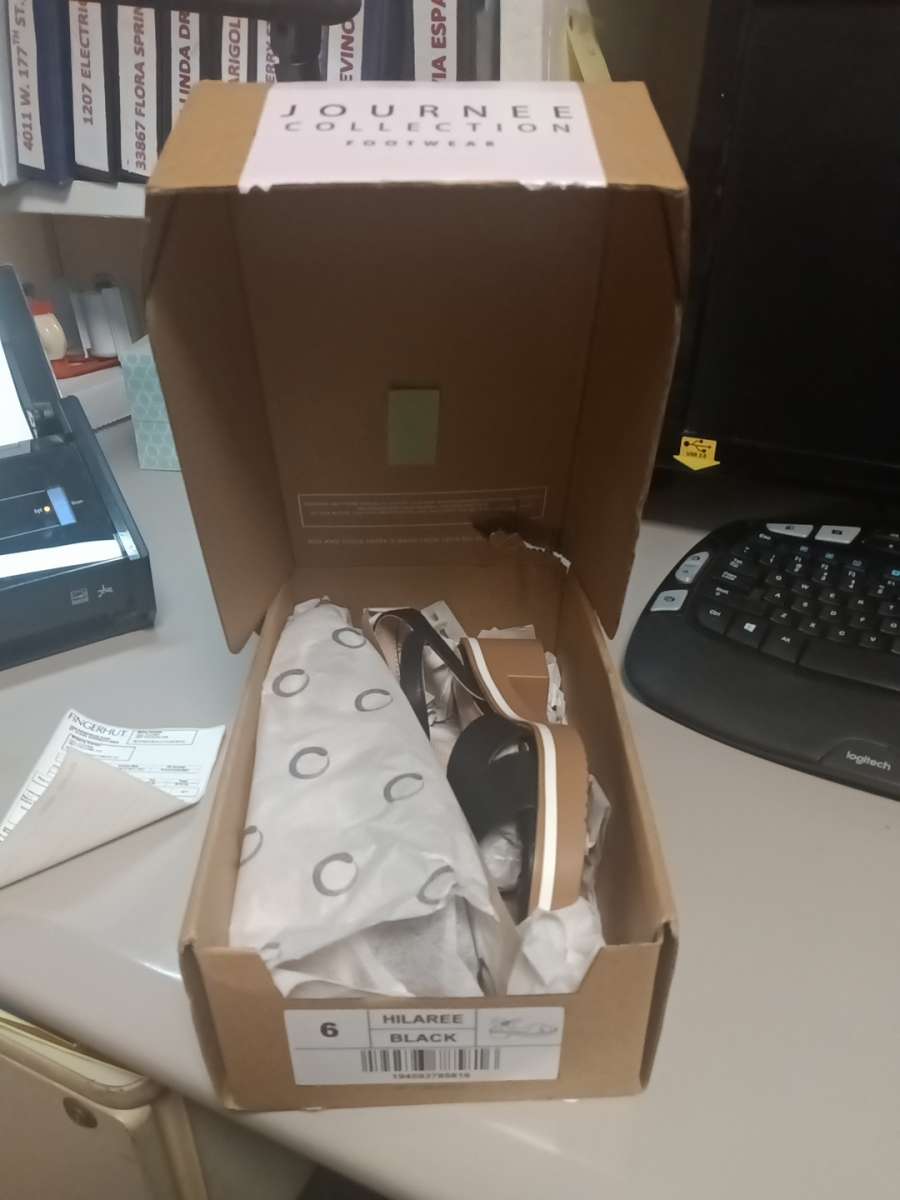 journey collection hilaree black size 6