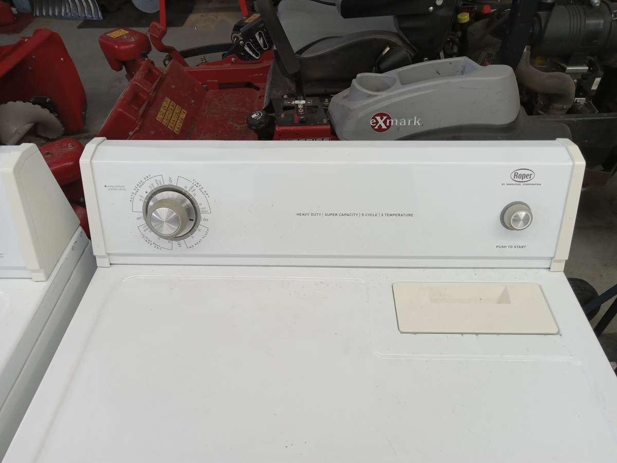 washer and dryer