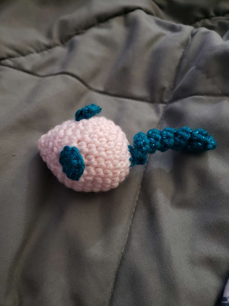 crochet cattoy mouse