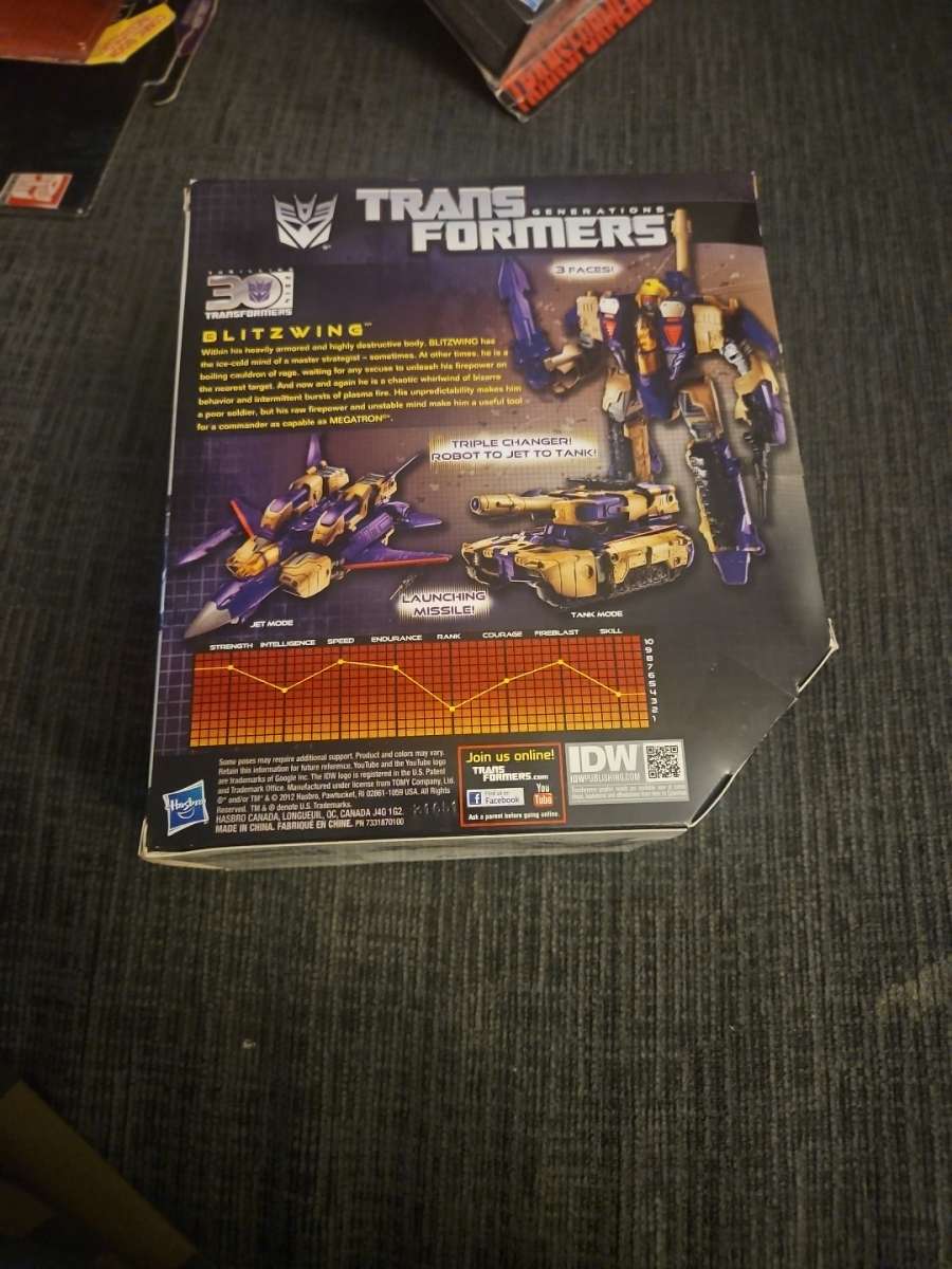 Transformers Generations Blitzwing