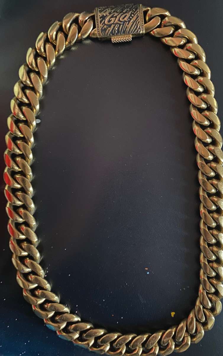 GLD Miami Cuban 18k plated Chain