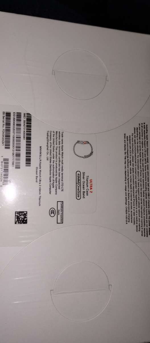 new Apple ultra 2 never opened